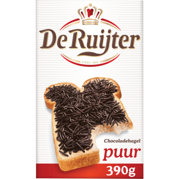 De Ruijter Chocolate Sprinkles Dark - 390g