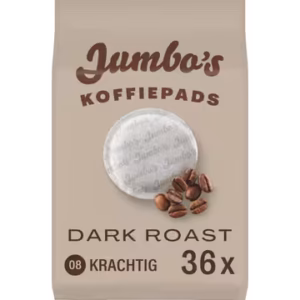 Jumbo Strong Coffee Pads - Dark Roast (BB 25/10/2026)