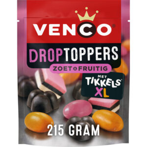 Venco Droptoppers Sweet & Fruity - 215g