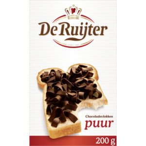 De Ruijter Chocolate Flakes Dark - 200g