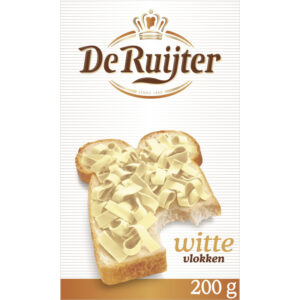 De Ruijter Chocolate Flakes White - 200g